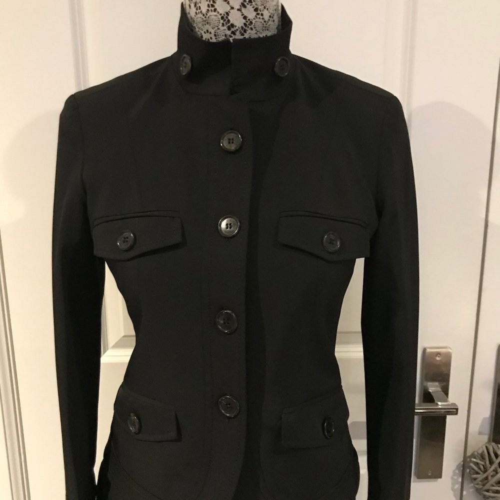 Pink Tartan Black Suit